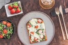 15분 식빵요리, 시금치 토마토 식빵 피자 만들기