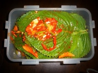 상큼한 봄입맛으로 바꿔주는~깻잎김치/깻잎겉절이