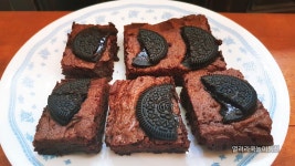 <간단 홈베이킹>달달 디저트 쫀득꾸덕 오레오 초코 브라우니