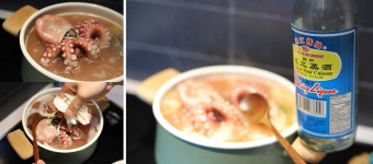 여름보양식 문어 닭한마리칼국수