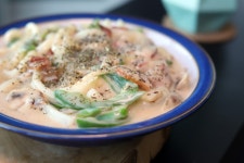 집에서 즐기는 진한 크림우동 레시피