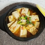 두부 듬뿍 넣은 된장찌개(육수 대신 천연가루 넣었어요)