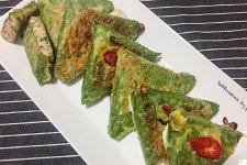 향긋한 깻잎향 가득 :: 두부 참치 깻잎전