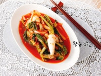 짤박한 국물의 얼갈이열무김치~