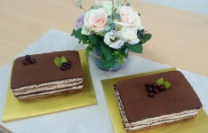 티라무스라 비슷한 오페라 떡케익~헤즐넛 커피향과 크림치즈의 부드러운 만남~사르르 입안에 떡이 맞아? 