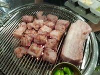 용인한숲 e편한세상 지인때문에 놀러왔다가 돈짱 이라는 가계가서먹고올려요 제주에 있는 돈사돈 이라는곳과 질 똑같아서 올림니다  