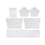 [[냅킨공예] 한우리 꽃2칸연필꽂이 골격(S299)]