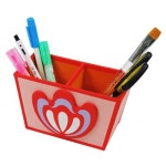 [[한지공예] 한우리 튤립2칸꽂이(S2771)]