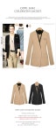 REMONG LATEST FASHION 1969 < ▼기존가49800▼ C0091 제인 노카라 배색 자켓 < FASHION / CLOTHES < WOMEN < LATEST FASHION... 