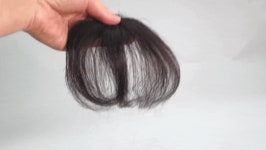 여우가발 헤이위그 온리원핀 탑피스 부분가발 앞머리핀 H9018