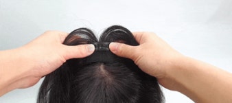 여우가발 헤이위그 온리원핀 탑피스 부분가발 앞머리핀 H9018