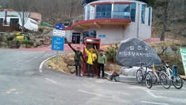 섬진강 벚꽃길 종주, 섬진강댐인증센터에서 배알도 수변공원 인증센터까지.