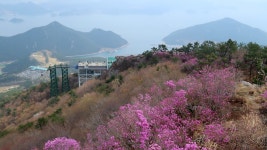 통영 미륵산 케이블카 하산