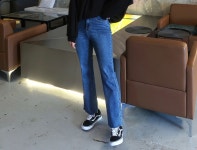 ★리리앤코★ 44~110까지 사이즈 걱정없이 매일매일 예뻐지는 곳 롤리즈 하이웨스트 와이드 데님 팬츠