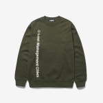 THEBOUNCE 엘엠씨엘엠씨 버티칼 FN 로고 스웻셔츠 올리브LMC VERTICAL FN LOGO SWEATSHIRTOLIVE