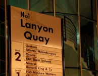 Sign, Lanyon Quay, Belfast (C) Albert Bridge :: Geograph Britain and Ireland Sign, Lanyon Quay, Belfast (C) Albert Bridge