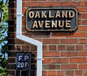 Oakland Avenue sign, Belfast (C) Albert Bridge :: Geograph Britain and Ireland Oakland Avenue sign, Belfast (C) Albert Bridge