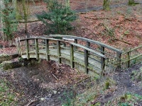 Wooden Footbridge (C) David Dixon :: Geograph Britain and Ireland Wooden Footbridge (C) David Dixon