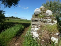 Gate pillar near Dunkineely (C) louise price :: Geograph Britain and Ireland Gate pillar near Dunkineely (C) louise price