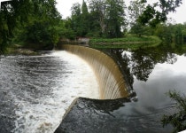 Dam on the River Coquet (C) Russel Wills :: Geograph Britain and Ireland Dam on the River Coquet (C) Russel Wills