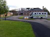 Arvalee School near Omagh destroyed (C) Kenneth  Allen :: Geograph Britain and Ireland Arvalee School near Omagh destroyed (C)... 