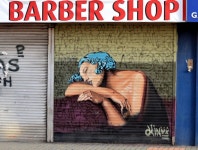 Decorated shutter door, Belfast... (C) Albert Bridge :: Geograph Britain and Ireland Decorated shutter door, Belfast... (C)... 