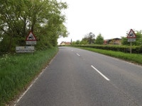 Entering Bressingham on the A1066 Low... (C) Adrian Cable... and Ireland Entering Bressingham on the A1066 Low... (C) Adrian Cable