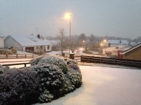 Snow arrives, Omagh (C) Kenneth  Allen :: Geograph Britain and Ireland Snow arrives, Omagh (C) Kenneth  Allen