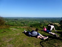 Admiring the view from Knockmany Hill (C) Kenneth  Allen :: Geograph Britain and Ireland
