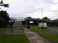 Pedestrian footbridge over the A1027 (C) Carol Rose :: Geograph... and Ireland Pedestrian footbridge over the A1027 (C) Carol Rose