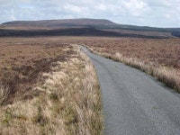 Moorland road below Bencroy (C) Oliver Dixon :: Geograph Britain and Ireland Moorland road below Bencroy (C) Oliver Dixon