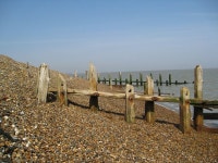 One of many  old groynes (C) Alison Rawson :: Geograph Britain and Ireland One of many  old groynes (C) Alison Rawson