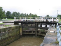 Widnes Double Locks, St Helens Canal (C) A-M-Jervis :: Geograph Britain and Ireland Widnes Double Locks, St Helens Canal (C) A-M... 