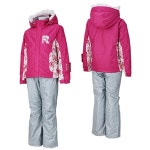 [해외] 걸즈스키웨어온요네레세이다 여자 아이용 스키 슈트 상하조 ONS65002 962003(PINK/COOLGRAY)