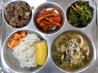 구미인덕초등학교 홈페이지  > 학교급식월간식단