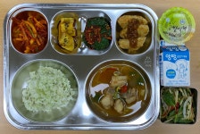  > 학교급식식단보기