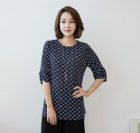 엄마옷 마담4060 - 다이아라운드티셔츠-ATE304006-