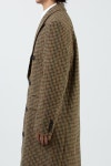 (4077)LONG COAT CHECK - 스컬프스토어 스컬프스토어
