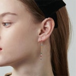 [티오유X하스] Colorful beads chain earrings_LVH009 - 주식회사 서울쇼룸 [티오유X하스] Colorful beads chain earrings_LVH009