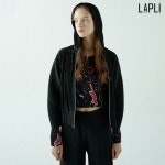 [라플리] 밑단 배색 후드 집업 숏자켓 - 주식회사 서울쇼룸 [라플리] 밑단 배색 후드 집업 숏자켓