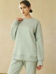 [줄리앤 데이지]Logo Embroidery Sweat SET UP _ Mint - 주식회사 서울쇼룸 [줄리앤 데이지]Logo Embroidery Sweat SET UP _ Mint