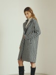 [줄리앤 데이지]Mellow Hound Tooth Check Coat _ Black - 주식회사 서울쇼룸 [줄리앤 데이지]Mellow Hound Tooth Check Coat _ Black