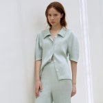 [이제이노리] Mint Pleated Matisse Blouse II - 주식회사 서울쇼룸 [이제이노리] Mint Pleated Matisse Blouse II