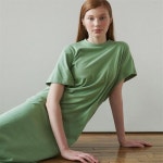 [블랭크03] unbalanced long dress_green - 주식회사 서울쇼룸 [블랭크03] unbalanced long dress_green