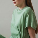 [블랭크03] unbalanced long dress_green - 주식회사 서울쇼룸 [블랭크03] unbalanced long dress_green