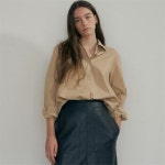 주식회사 앤드블랭크 | [블랭크03] boxy cotton shirt_beige - 주식회사 서울쇼룸 [블랭크03] boxy cotton shirt_beige