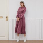 [일루스트리스일루전] GRAPE CHAMEUSE DRESS - 주식회사 서울쇼룸 [일루스트리스일루전] GRAPE CHAMEUSE DRESS