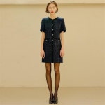 [룩캐스트] NAVY AMY TWEED DRESS - 주식회사 서울쇼룸 [룩캐스트] NAVY AMY TWEED DRESS