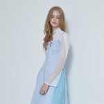 [라이] LIE 메쉬 믹스 블라우스 탑 화이트 - 주식회사 서울쇼룸 [라이] LIE 메쉬 믹스 블라우스 탑 화이트