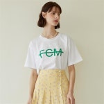 [에프코코로미즈] FCM T-shirt WH GN - 주식회사 서울쇼룸 [에프코코로미즈] FCM T-shirt WH GN
